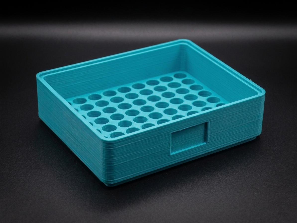 Stackable 3ml Peptide Vial Holder (with Lid)