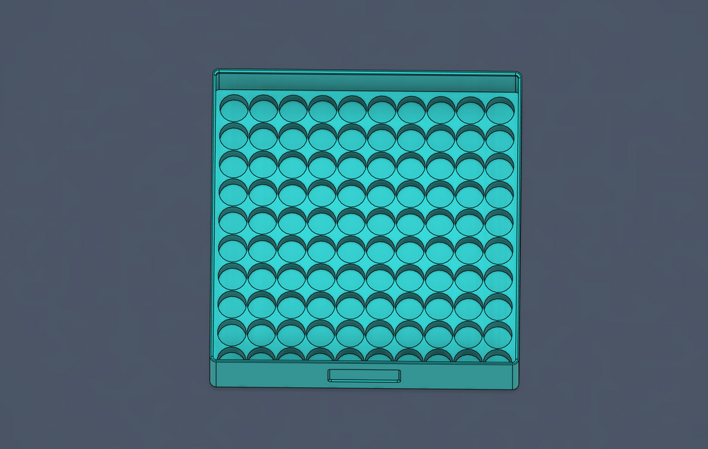 Stackable 3ml Peptide Vial Holder (with Lid)